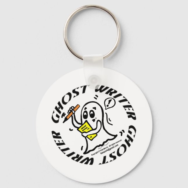 Ghost Writer Keychain (Front)