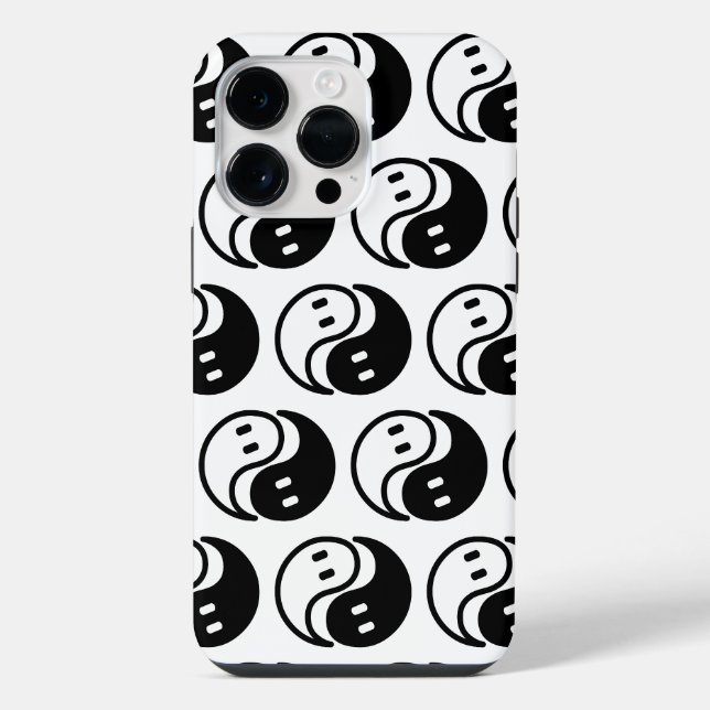 Ghost Yin Yang iPhone Case (Back)