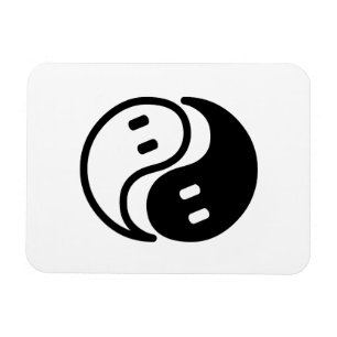 Ghost Yin Yang Magnet