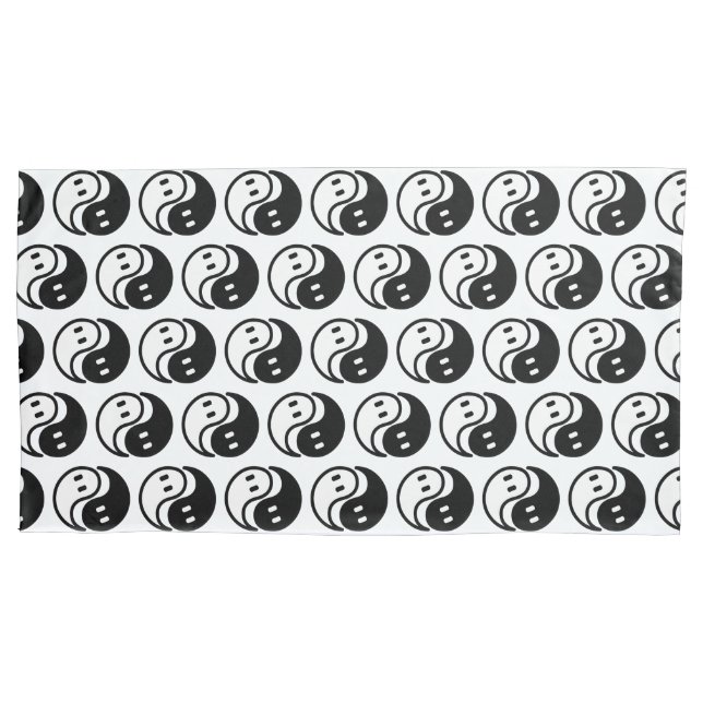 Ghost Yin Yang Pillowcase (Front-Left)