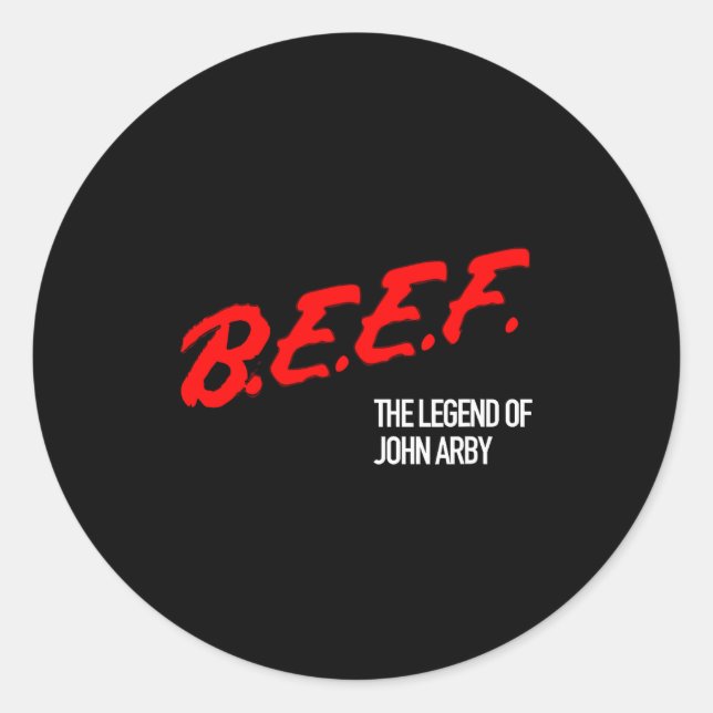 Ghostbeef - Legends  Classic Round Sticker (Front)