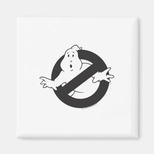 Ghostbusters Frozen Empire Black No Ghost Logo  Magnet