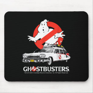 Ghostbusters Halloween Design Ecto 1 Mouse Pad