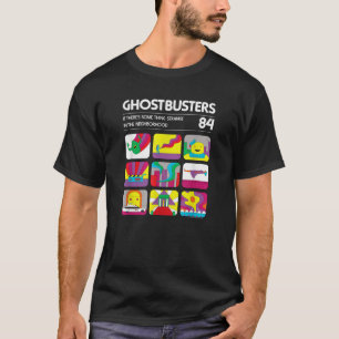Ghostbusters Retro Video Game Graphics Vintage Mov T-Shirt