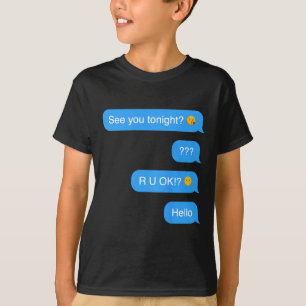 Ghosted Text Message Funny Halloween T-Shirt