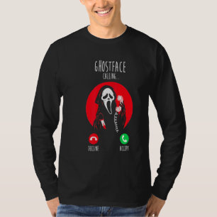 Ghostface Calling Halloween For Men Women Kids T-Shirt