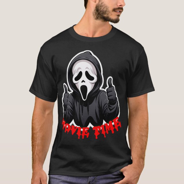 Ghostface Movie Time T-Shirt (Front)