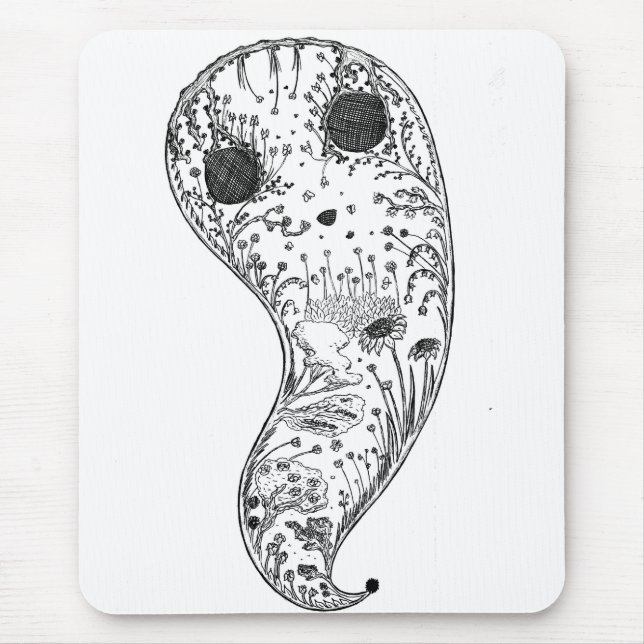 Ghostie Mouse Pad (Front)