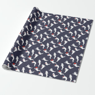 Ghosties About Town Wrapping Paper