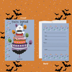 Ghostie's Boo Day Celebration Invitation