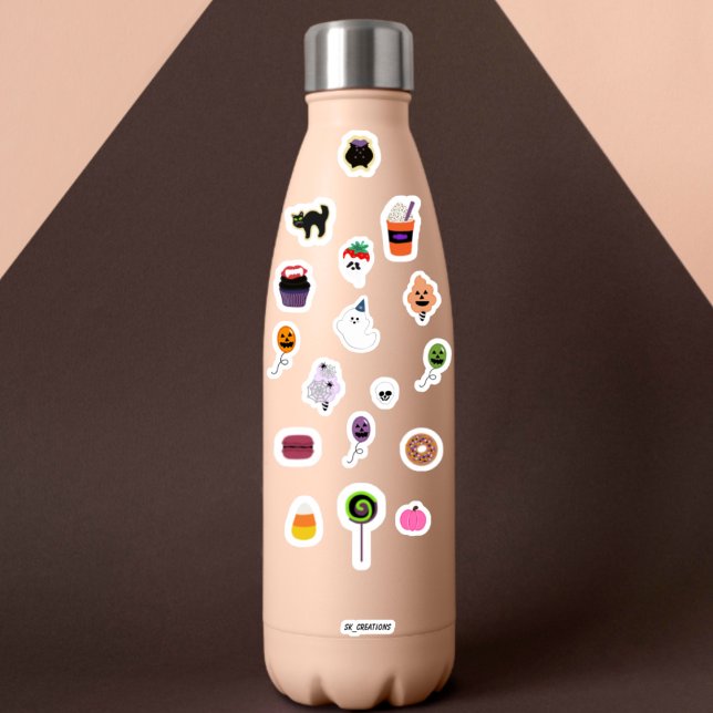 Ghostile Boo Day Traite Sticker Sheet (Créateur téléchargé)