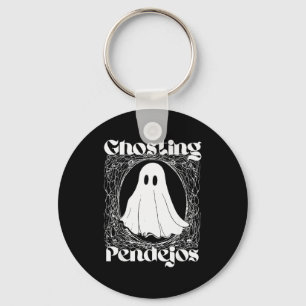 Ghosting Pendejos Funny Mexican Ghost Halloween Hi Keychain