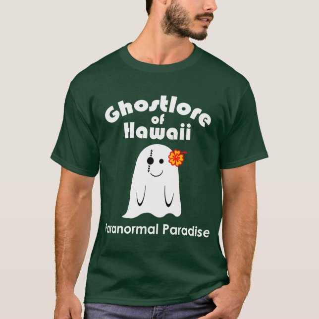 Ghostlore of Hawaii Paradise Tattoo Ghost Oversize T-Shirt (Front)