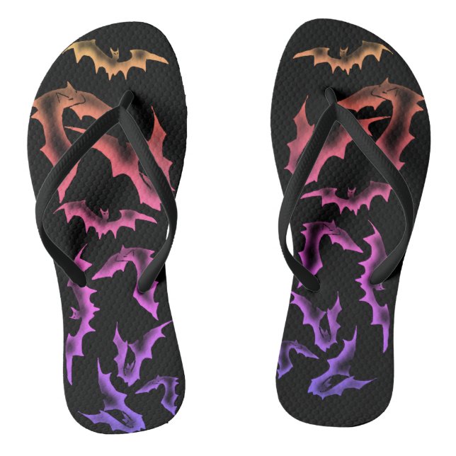 Ghostly Bats - City Lights Flip Flops (Footbed)