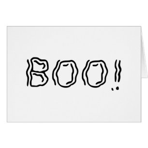 Ghostly Boo! Greeting Card