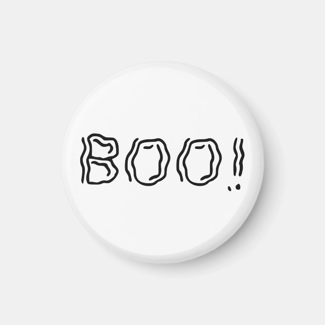Ghostly Boo! Magnet (Front)