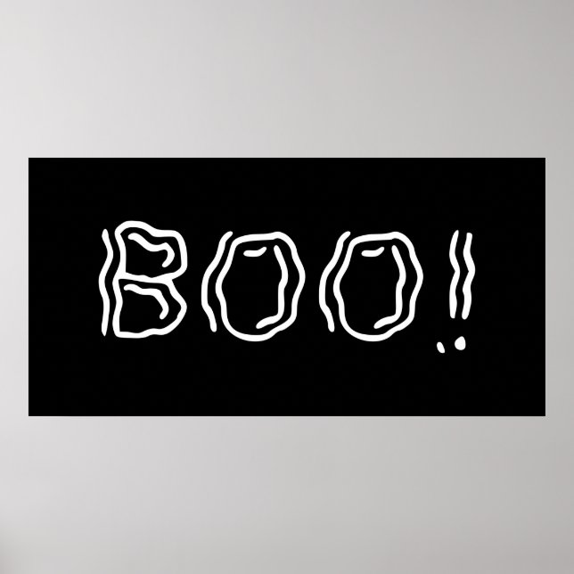 Ghostly Boo! Poster (Front)