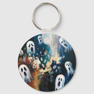 Ghostly Charm Keychain