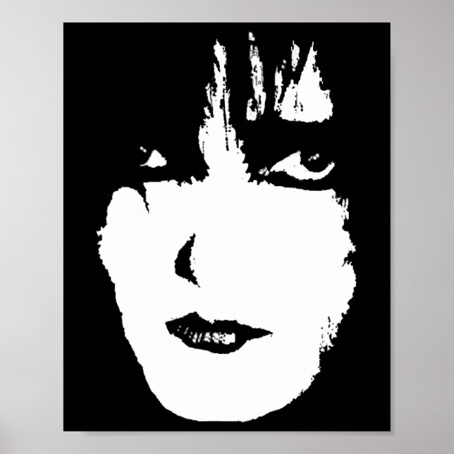 Ghostly Creepy Face  Poster (Front)