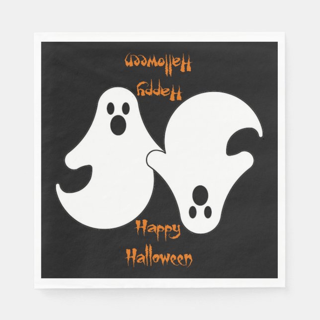 Ghostly Duo Napkin (Front)