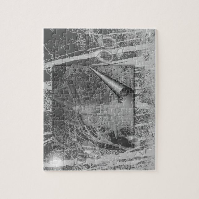 Ghostly Eyes & Haunted House Puzzle (Vertical)