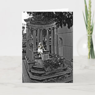 Ghostly Girl Paris Card