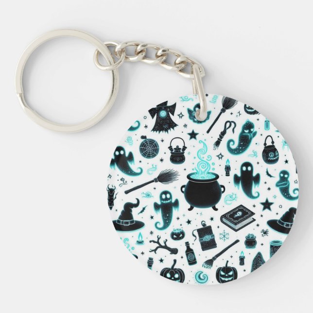 Ghostly Glows Keychain (Front)