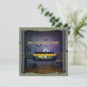 Ghostly Graveyard Cruise Invitation