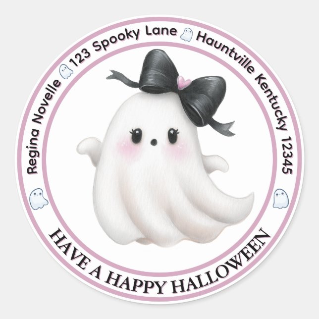 Ghostly Greetings Enevelope Seal  (Front)