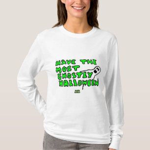 Ghostly Halloween Women's Long Sleeve Shirt