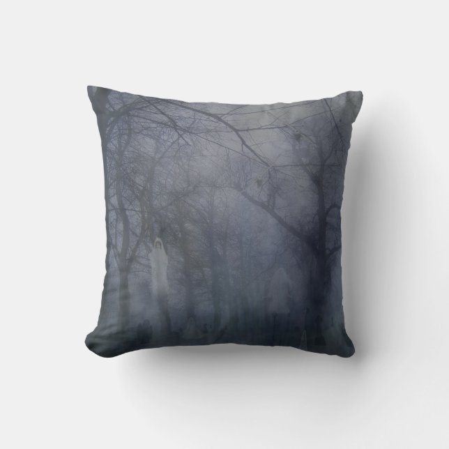 Ghostly Park Pillow (Front)