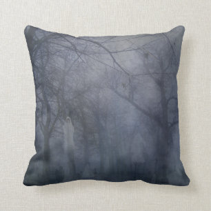 Ghostly Park Pillow