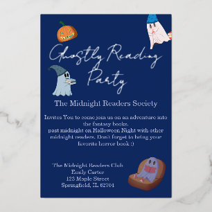 Ghostly Reading Party Halloween Book Club