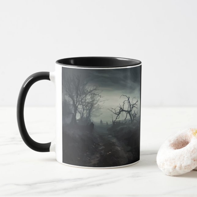 Ghostly Trail Mug (With Donut)
