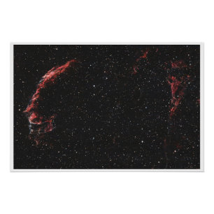 Ghostly Veil: Eastern Veil Nebula Poster