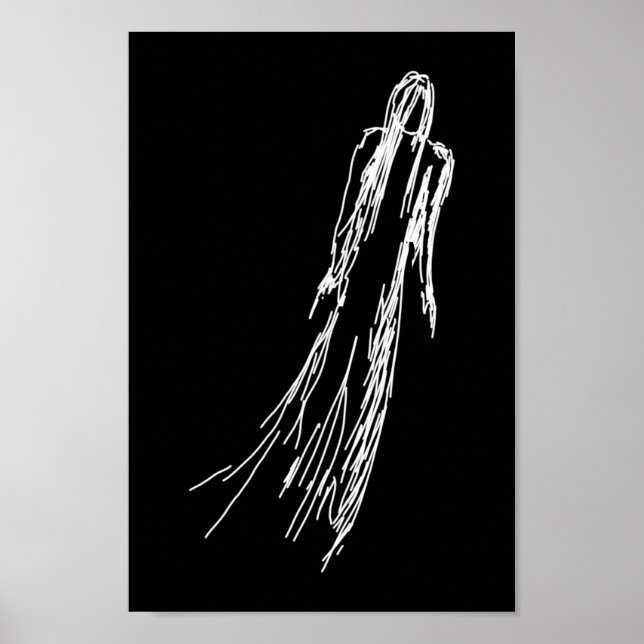 Ghostly Woman Poster (Front)
