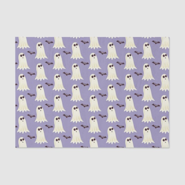 Ghosts and bats tissue paper (Front)