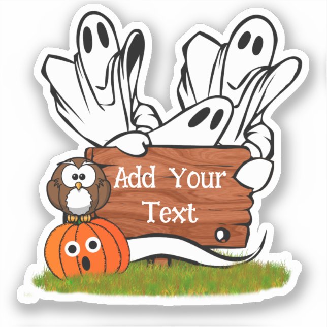 Ghosts and Friends Halloween (Front)