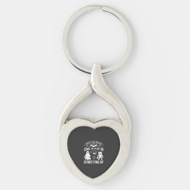 Ghosts and Goblins Halloween October Final Day_1 Keychain (Front)