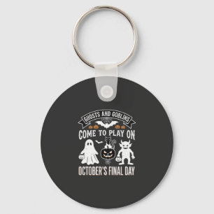 Ghosts and Goblins Halloween October Final Day_1 Keychain
