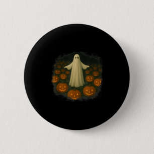 Ghosts And Pumpkins! Halloween!  2 Inch Round Button