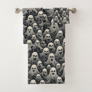 Ghosts Bath Towel Set