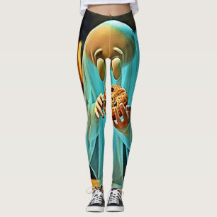 Ghost's Craving for Cookies Leggings