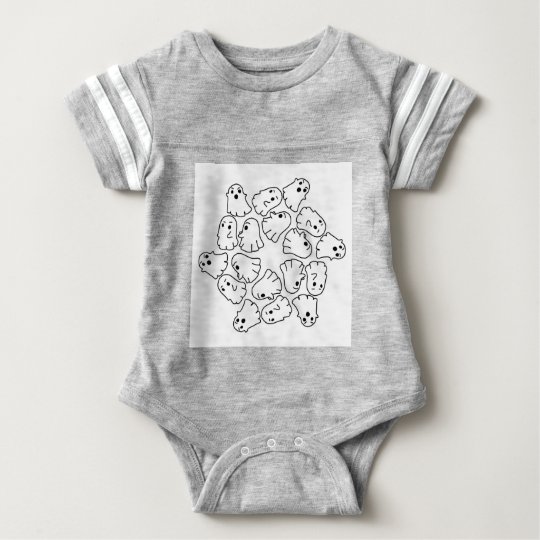 ghosts cute Halloween ghost Baby Bodysuit