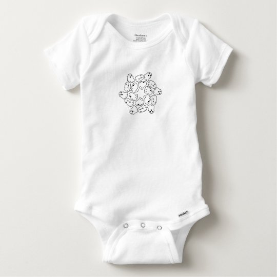 ghosts cute Halloween ghost Baby Onesie