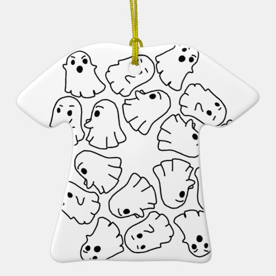 ghosts cute Halloween ghost Ceramic Ornament
