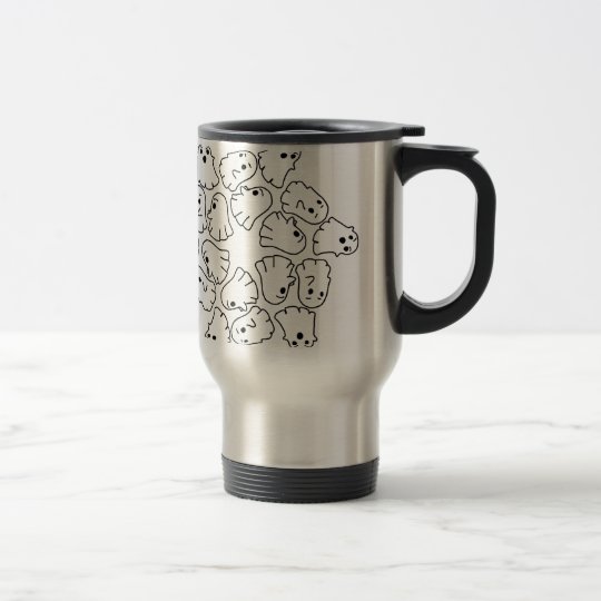 ghosts cute Halloween ghost Travel Mug