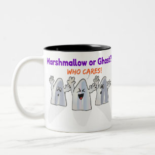 ghosts funny gift Two-Tone coffee mug