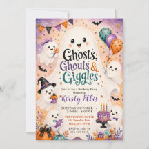 Ghosts Ghouls & Giggles Birthday Party