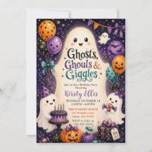 Ghosts Ghouls & Giggles Birthday Party